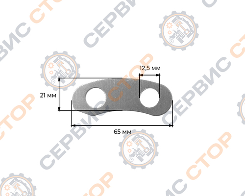 Пластина стопорная болта дифференциала Кентавр 224/244