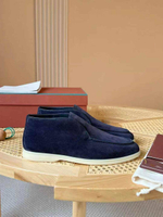 Высокие лоферы Loro Piana