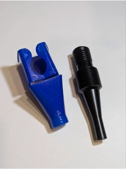 +x Воронка непроливайка для мототехники и др. Синяя