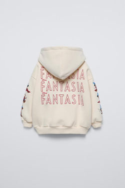 ZARA ХУДИ С ДЕКОРАТИВНОЙ ДЕТАЛЬЮ «МЫШКА» ©DISNEY, ЭКРЮ