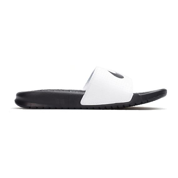 Nike Benassi Swoosh 'White Black'