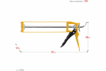 Скелетный усиленный пистолет для герметиков STAYER Master 310мл 0666