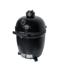 Керамический угольный гриль Diamond Egg Legend Deep Black, 46 см, чёрный
