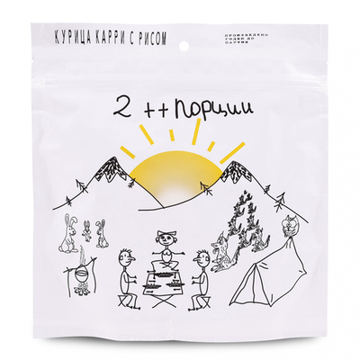 Сублимат Курица карри с рисом 240гр, 2 порции