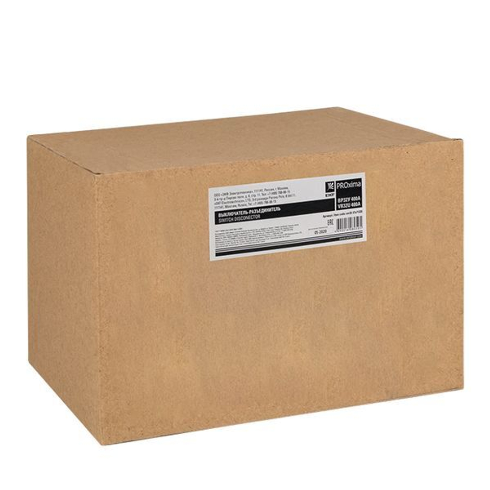 Выключатель-разъединитель ВР32У-37А71220 400А 2 направ,с д/г камерами несъемная левая/правая рукоятка MAXima EKF PROxima