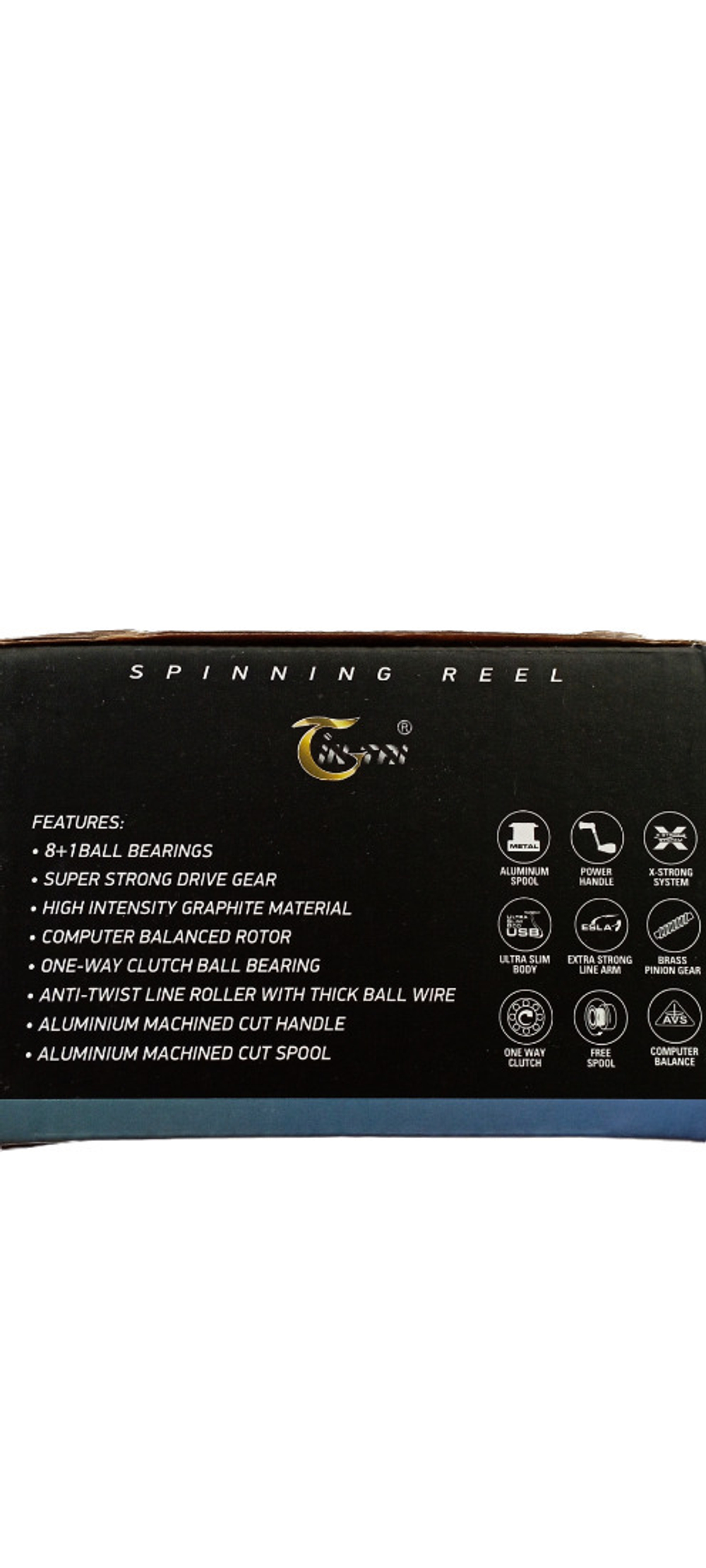 Катушка безынерционная Active 2000 JIN TAI 8+1 подшипник + дополнительная шпуля