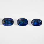 Сапфир, Овал, 3 шт / 14,06 карат, Шри-Ланка