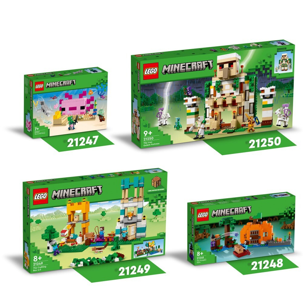 LEGO Minecraft — Дом Аксолотля 21247