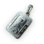 Нательная именная икона святой Максим с серебрением