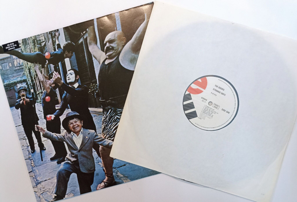 Винтажная виниловая пластинка The Doors Strange Days (Germany 1987)