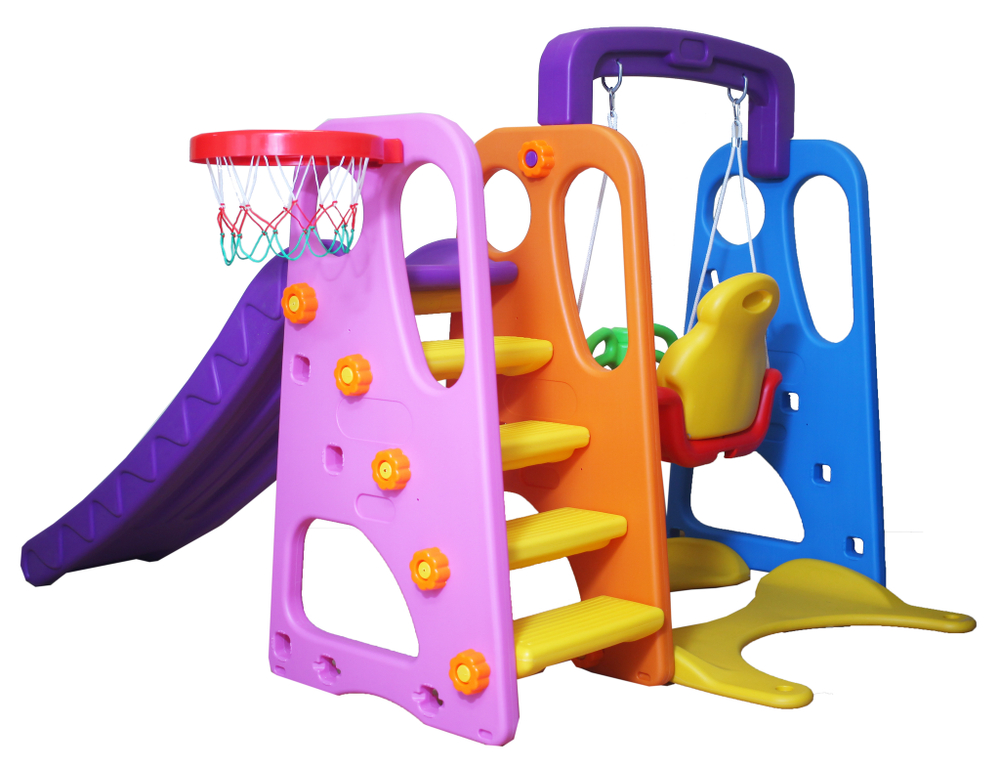 Детский комплекс Капризун Бабочка с прямой горкой