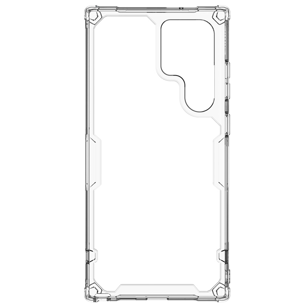 Усиленный чехол от Nillkin для смартфона Samsung Galaxy S23 Ultra, серия Nature TPU Pro Case, прозрачный