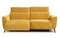 Диван-реклайнер с электроприводом Jasper, 200 см, желтый