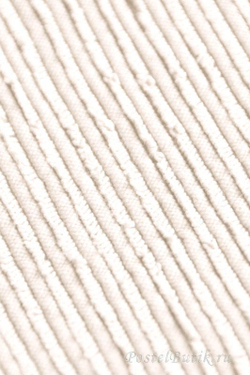 Коврик для ванной 50x80 Hamam Galata Organic белый вид