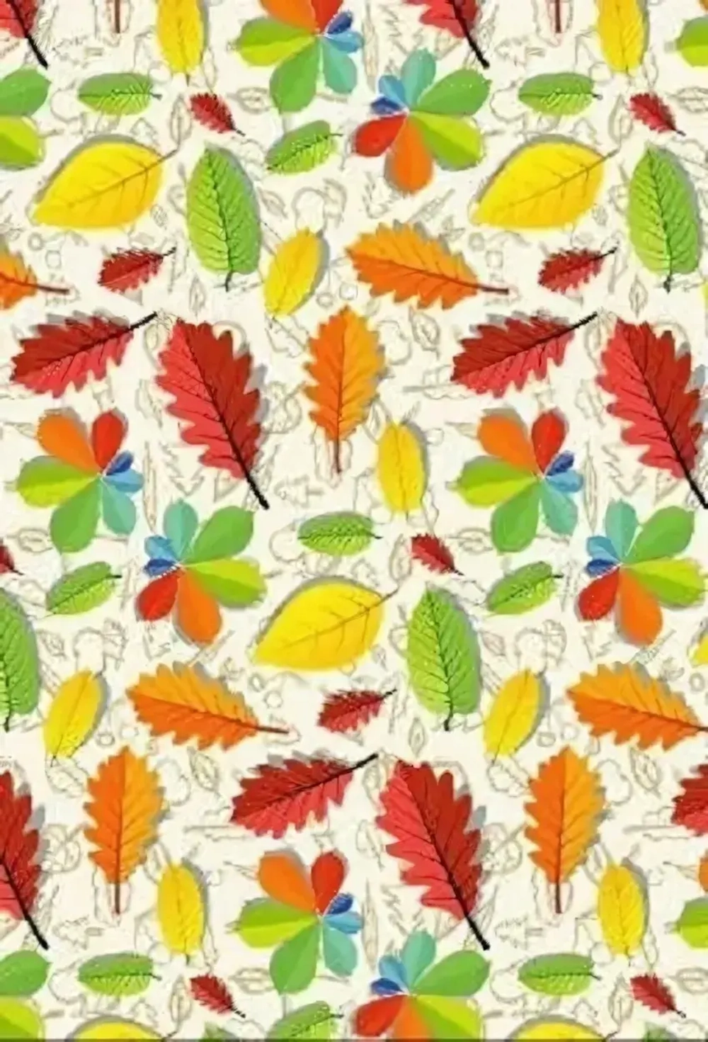 Полотенце кухонное «Flavor - Листья» 40*57 см, микрофибра 200 гр/м2