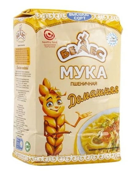 Мука пшеничная "Белес" Домашняя 5 кг. Казахстан