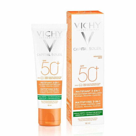 Средства для загара и защиты от солнца Крем для лица Vichy Capital Soleil Чувствительная кожа 50 ml Spf 50 SPF 50+