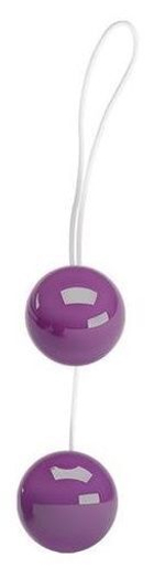 Фиолетовые вагинальные шарики Twins Ball (Цвет: фиолетовый)