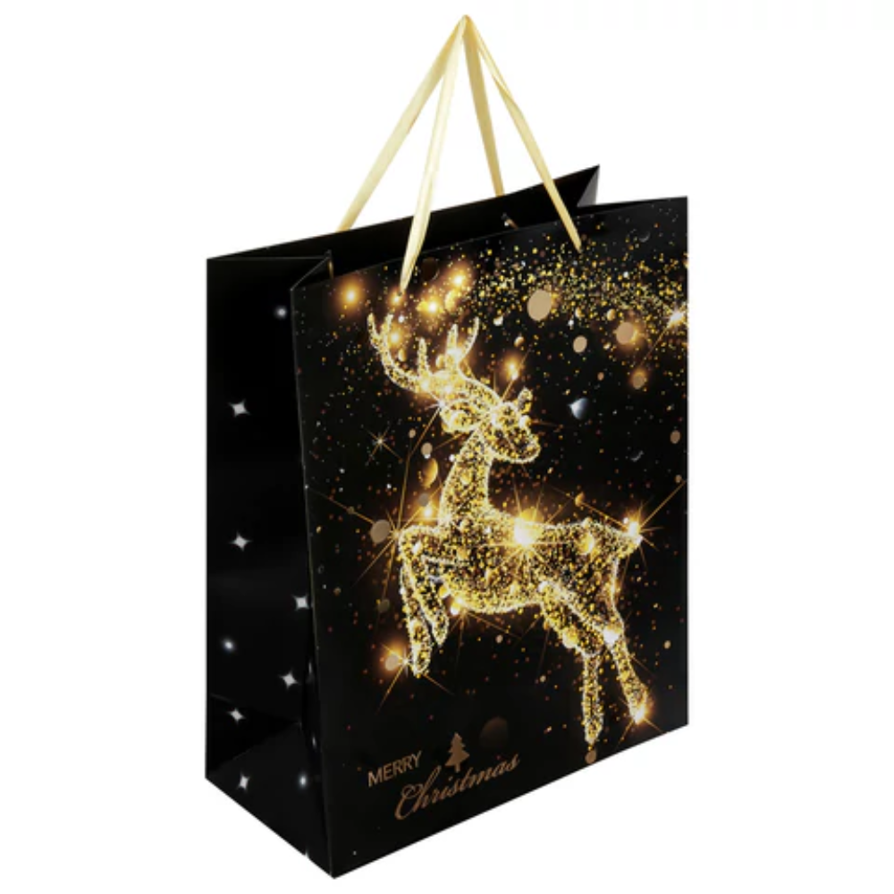 Новогодний пакет 26х32х12 см