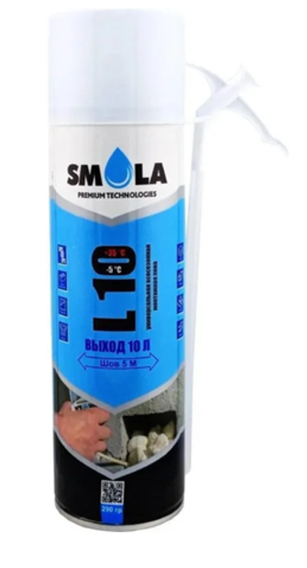 Монтажная пена мини SMOLA L10 290 гр