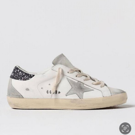 Golden Goose Super Star Suede Star Glitter Heel Tab