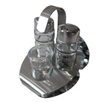 Набор для специй 5 предметов (подставка, емкости для соли, перца, зубочисток, салфетница)