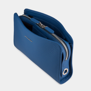 Сумка Emilie из кожи теленка, цвета синий королевский