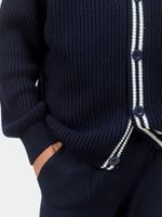 Кардиган для мальчика на пуговицах AT891-1M синий