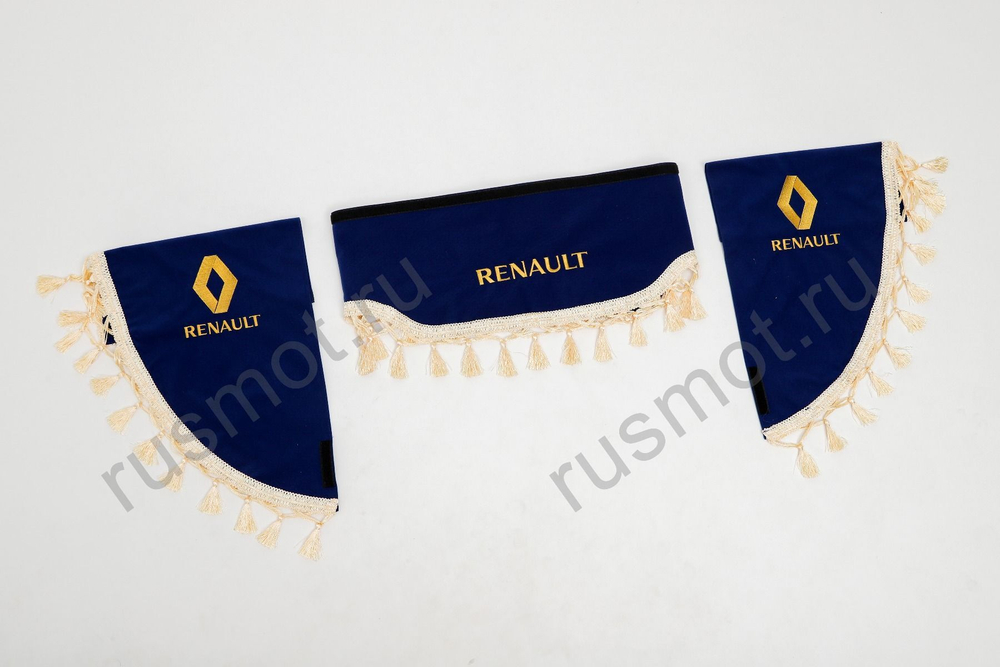 Ламбрекены аликанте вышивка Renault