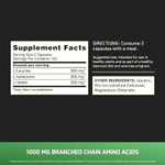 Optimum Nutrition, BCAA 1000, аминокислоты с разветвлённой цепью, 200 капсул (500 мг в 1 капсуле)