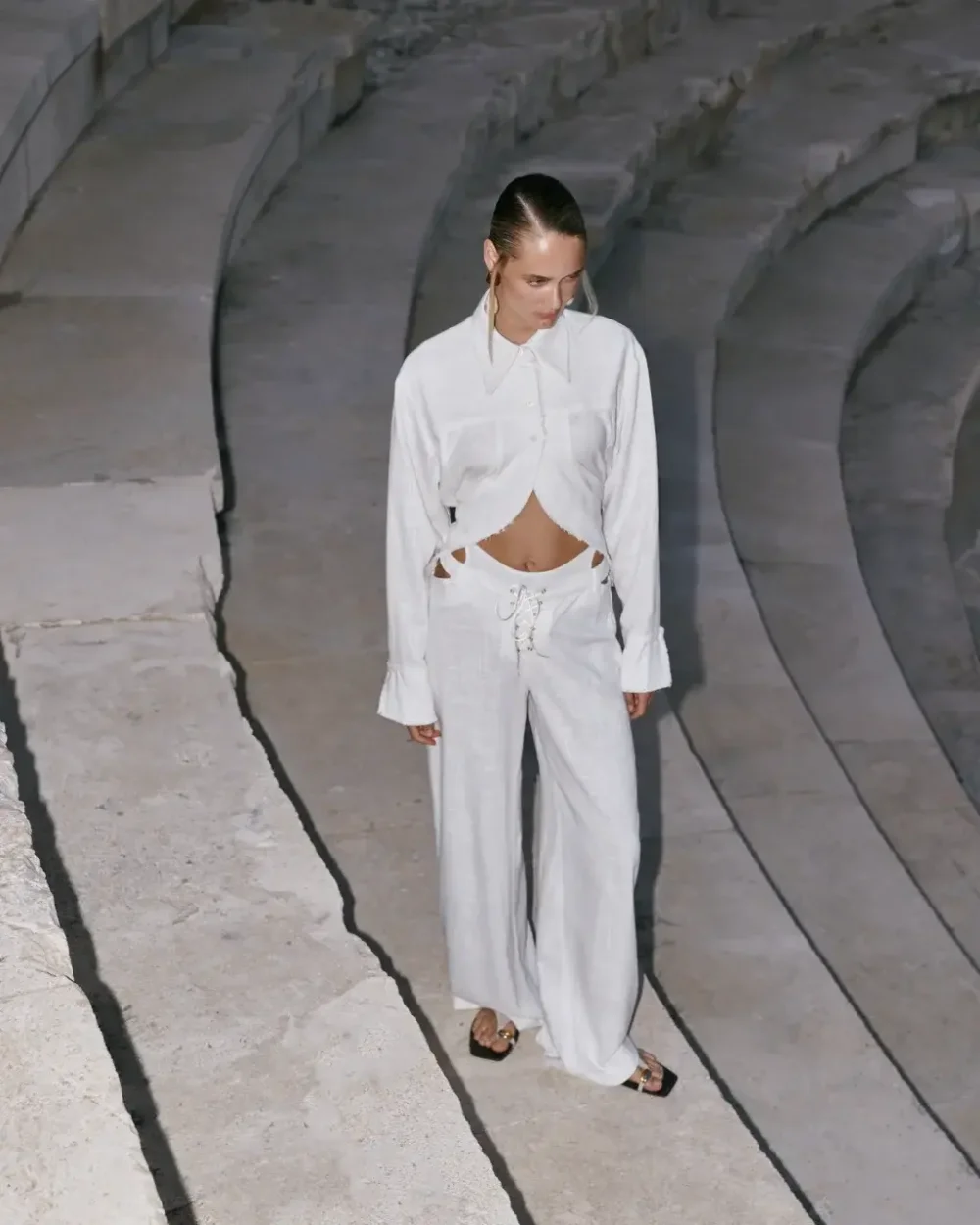 Брюки изо льна