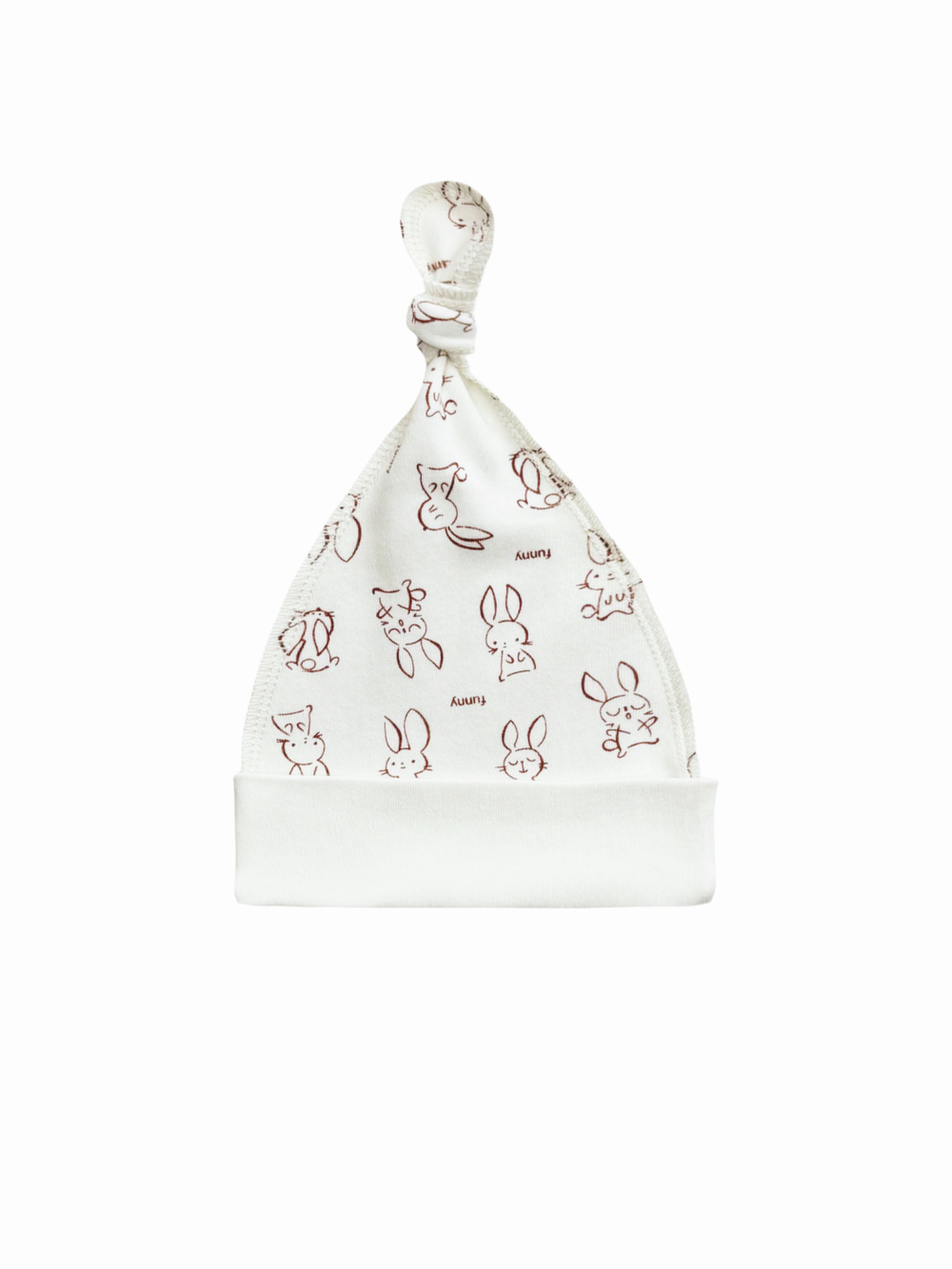 Шапочка-узелок (утепленная) Зайчики