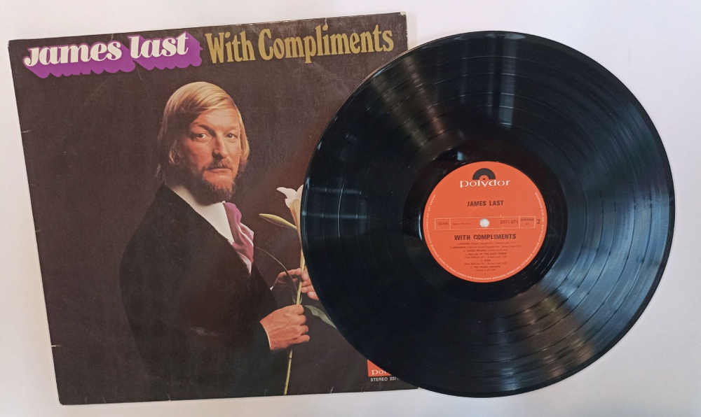 Винтажная виниловая пластинка LP James Last With Compliments (Germany 1970)