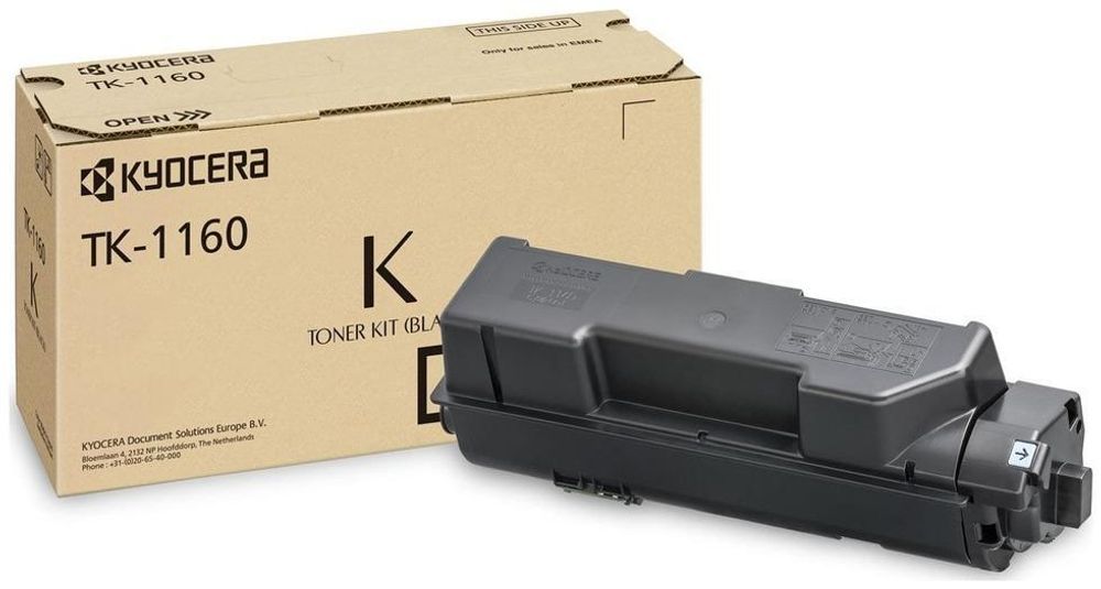 Тонер-картридж TK-1160 для Kyocera P2040dn/P2040dw 7.2K