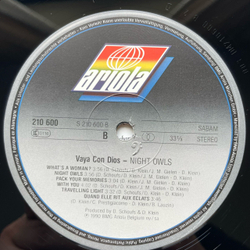 Винтажная виниловая пластинка LP Vaya Con Dios Night Owls (Германия 1990) Nah Neh Nah