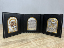 Складень карманный Казанская Молитва Георгий 90х255мм