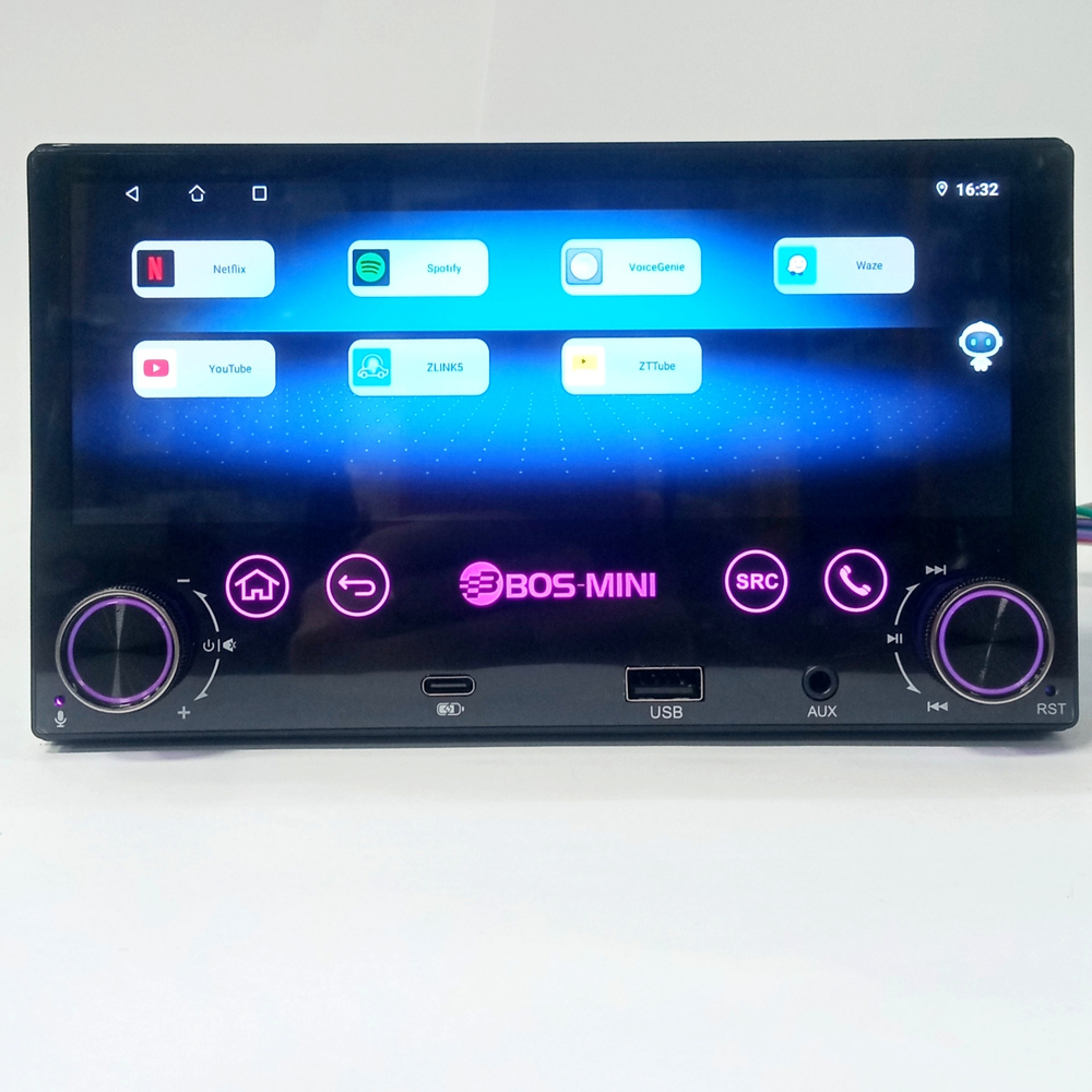 Автомагнитола 1DIN с экраном 6.86" Android 4+64GB BOS-MINI BOSN578D