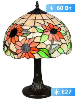 Настольная лампа флористика Omnilux OML-80704-01