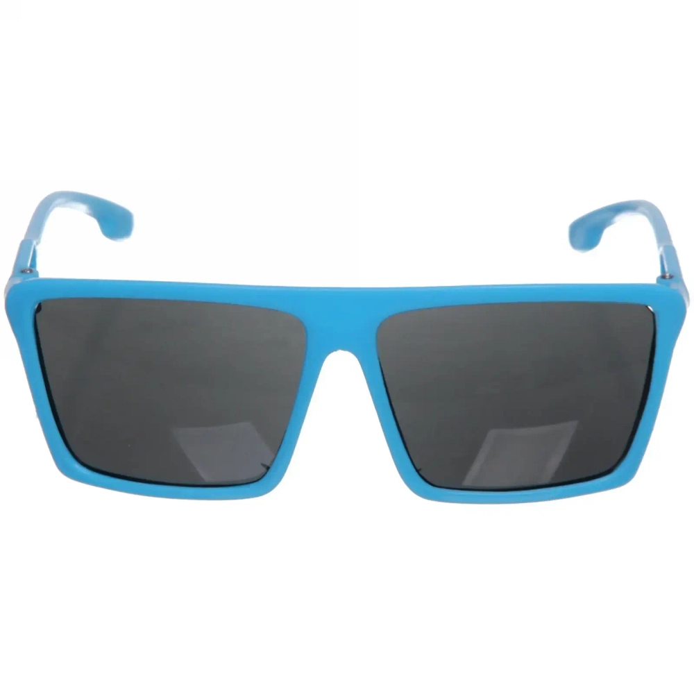 Очки солнцезащитные детские «Мода», однотонные, глянцевые, форма прямоугольная, микс 6 цветов