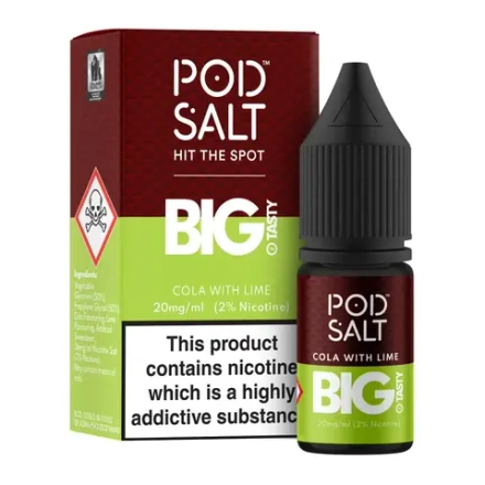 Pod Salt E-Liquid - Cola with Lime (2% nic, 10ml)