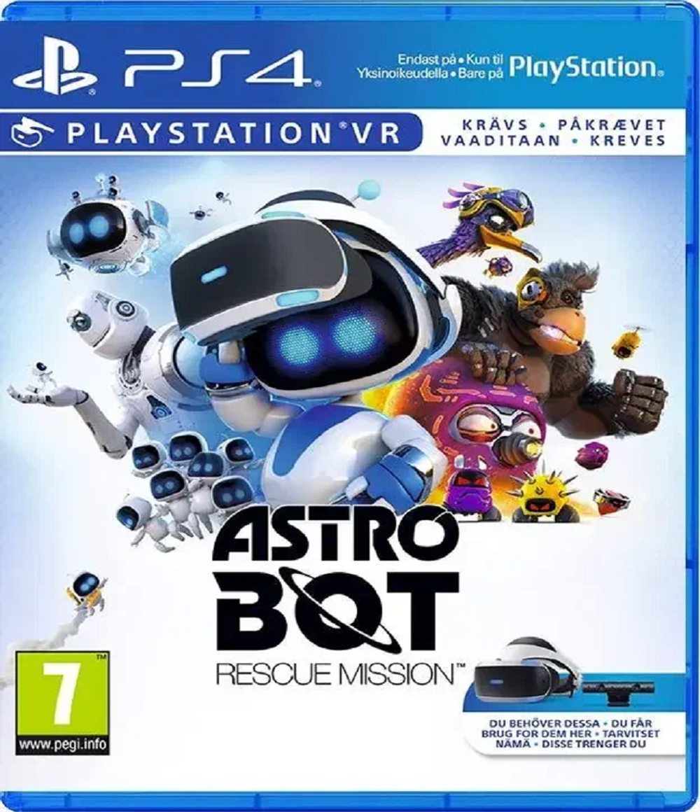 Игра Astro Bot Rescue Mission PSVR (Русская версия) для PlayStation 4