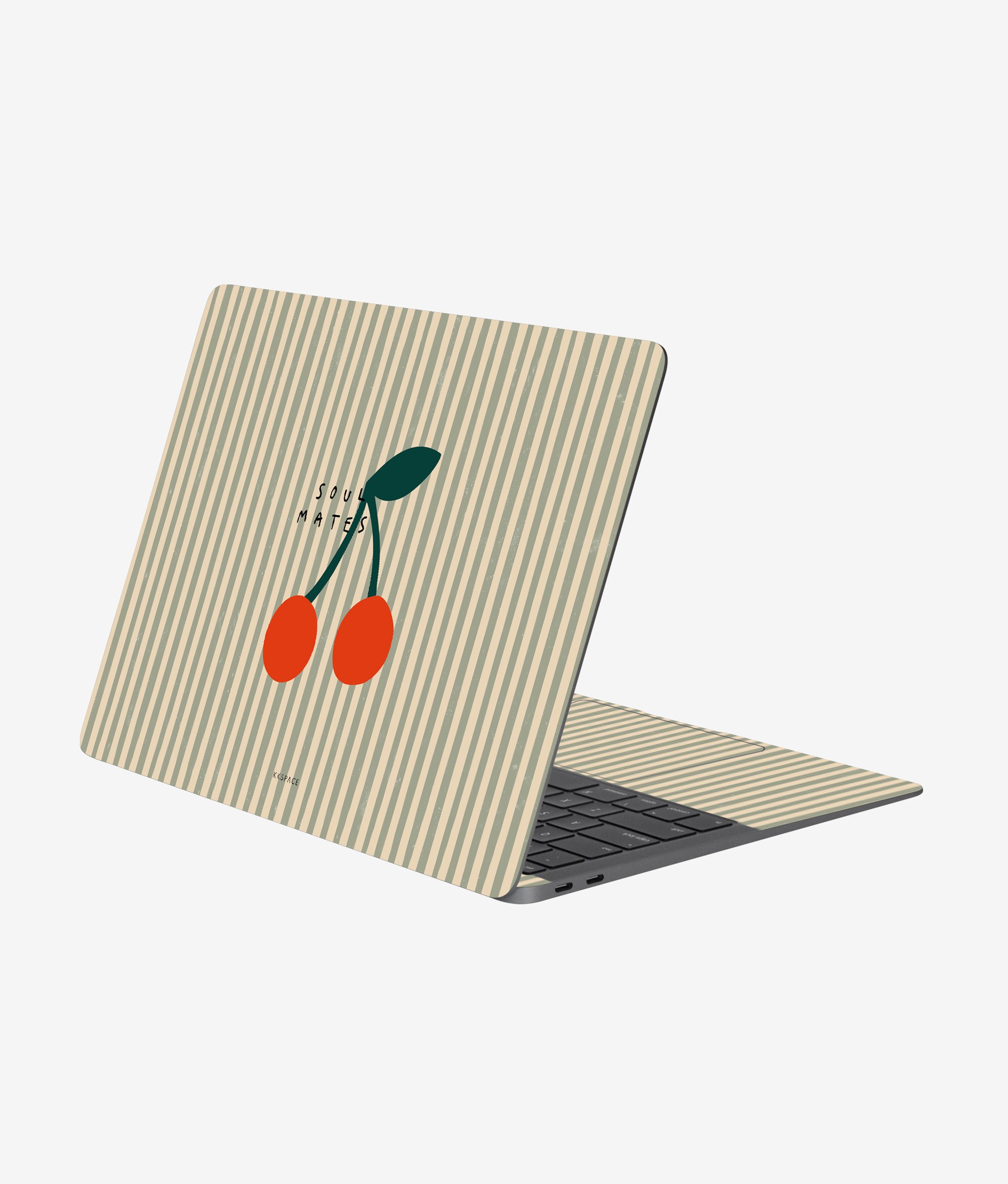 Виниловая наклейка SOULMATES (зеленый) для MacBook