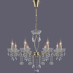 Люстра потолочная ILLUMICO E14  IL0265-8PSQ-39 AB