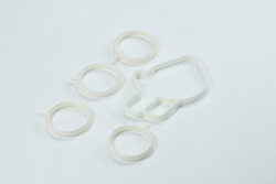 Прокладка коллектора ВАЗ 2110-2170, Приора, Калина дв. 1,6 (впускного) комплект, белый силикон (ПТП64)