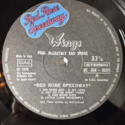 Винтажная виниловая пластинка LP Paul McCartney And Wings Red Rose Speedway (Italy 1973)