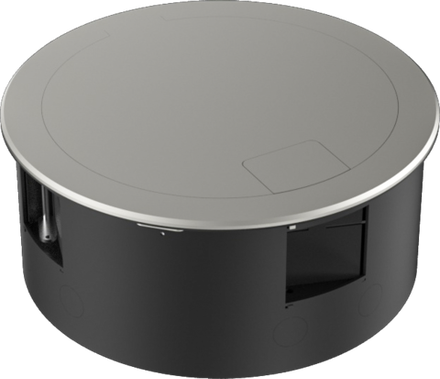 Donel Лючок в пол 12 мод. (4 мод. 45х45 мм. + 4 мод. 22.5х45 мм.) круглый, верт. установка, металл