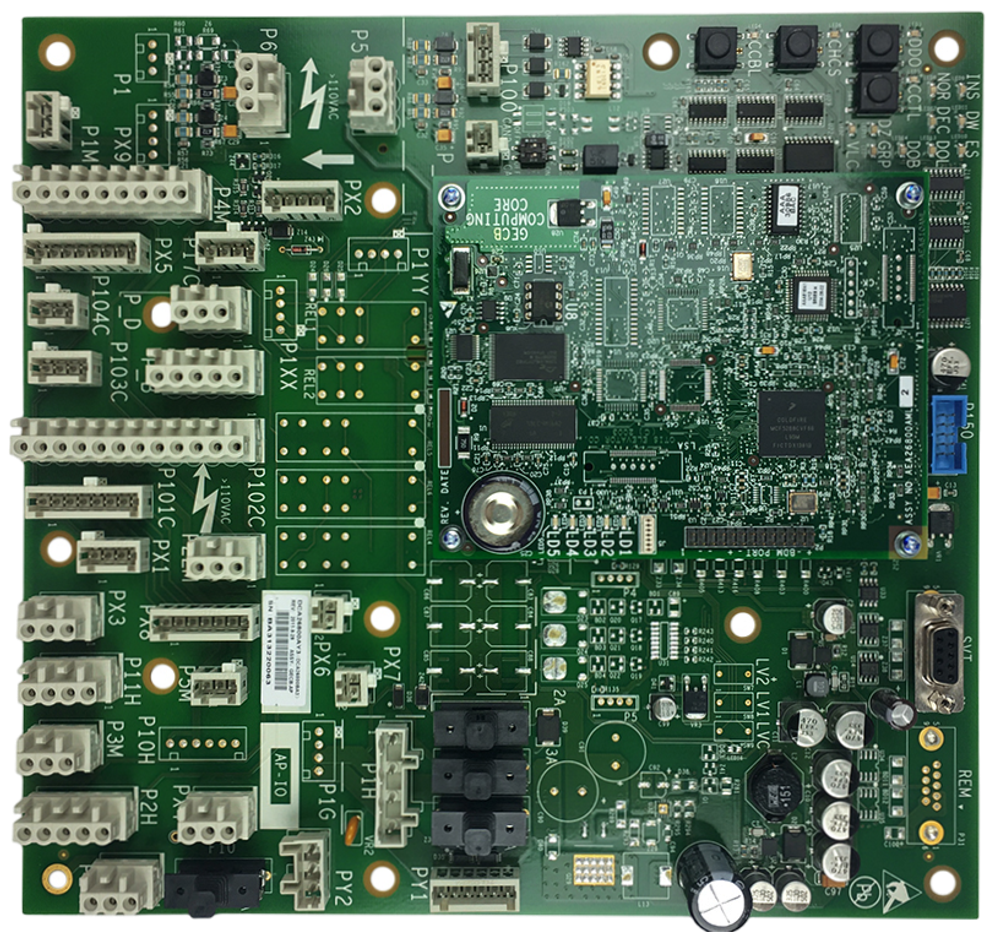 Комплект плат управления (AY3)  Базовая (материнская) GECB-AP + Процессорная GECB (Computing Core) OTIS.