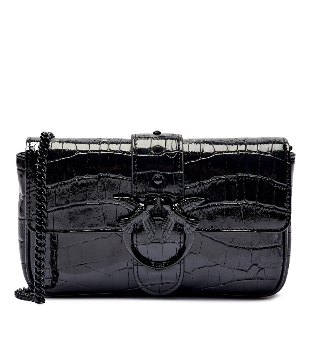 Кожаная сумка через плечо LOVE ONE POCKET C Pinko - черный(100061 A1SY)