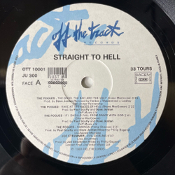 Винтажная виниловая пластинка LP Soundtrack Straight To Hell Прямо В Ад (Франция 1987)
