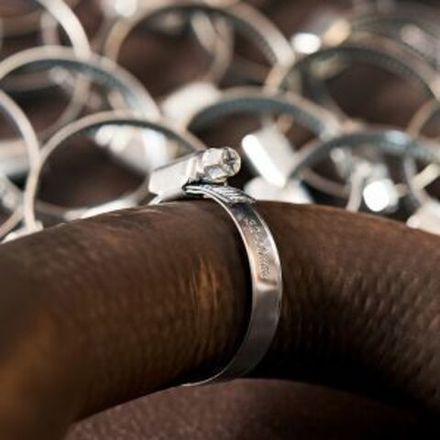 Хомут червячный 32-50-0,7 мм, (упак. 50 шт)  REXANT